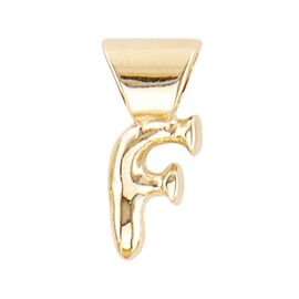 Золотая подвеска на браслет или цепочку UNOde50 My F