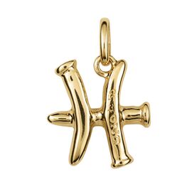 Золотая подвеска знак зодиака Рыбы UNOde50 Piscis