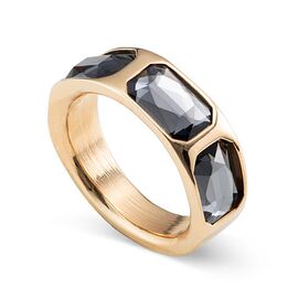 Золотое кольцо женское с кристаллами Сваровски UNOde50 The Guardian, Размер (мм): 16,3-16,7