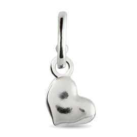 Серебряная подвеска женская для пирсинга Сердце UNOde50 Full Hart