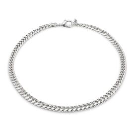 Серебряная цепочка массивная плоская Мачо UNOde50 Macho man