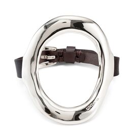 Серебряный браслет женский с натуральной кожей UNOde50 Thankful