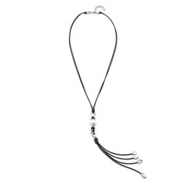 Женское ожерелье из натуральной кожи с жемчугом UNOde50 Bond