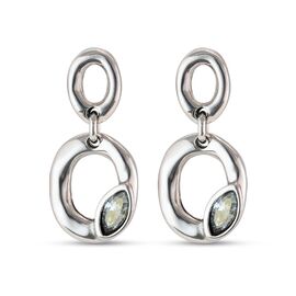 Серебряные серьги женские с кристаллом Сваровски UNOde50 Together