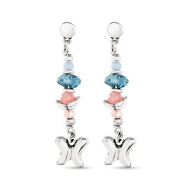 Серебряные серьги женские с муранским стеклом UNOde50 Metamorphosis