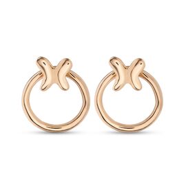 Золотые серьги женские Бабочка UNOde50 Butterfly Effect