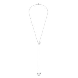 Серебряное колье женское длинное Бабочки UNOde50 Volare