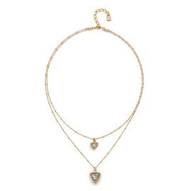 Золотое ожерелье с кристаллами Сваровски UNOde50 Ser Camaleonica