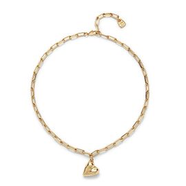 Женское ожерелье золотое цепочка с сердцем UNOde50 Ser Unico