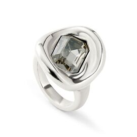 Серебряное кольцо женское с кристаллом Сваровски UNOde50 Ser Valiente, Размер (мм): 17,3-17,7