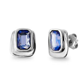 Серебряные серьги женские с кристаллами Сваровски UNOde50 Ser Magnetica