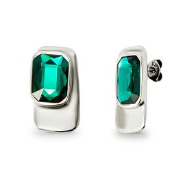 Серебряные серьги женские с кристаллами Сваровски UNOde50 Ser Magnetica