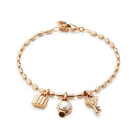 Золотой браслет с жемчугом Сваровски UNOde50 Ser Unico