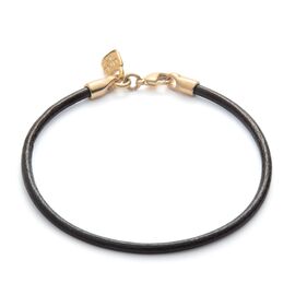 Кожаный браслет с золотом UNOde50 Hazte Uno