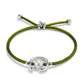 Браслет женский с жемчугом Оливковый UNOde50 Ser Diferente