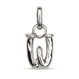 Серебряная подвеска Буква W малая UNOde50