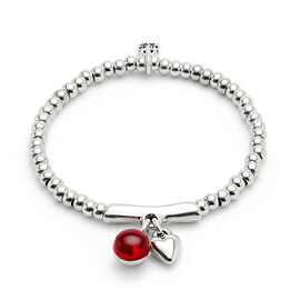 Серебряный браслет женский с муранским стеклом UNOde50 Ser Fascinante, Размер (мм): 165