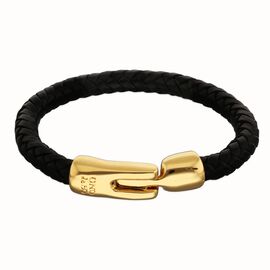 Кожаный браслет с золотом UNOde50 Ser imparable, Размер (мм): 180