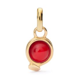 Золотая подвеска с натуральным камнем Круг UNOde50 Hazte Uno