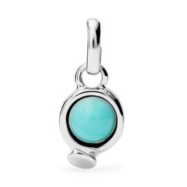 Серебряная подвеска с натуральным камнем Круг UNOde50 Hazte Uno