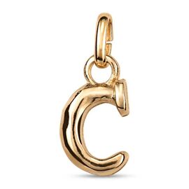 Золотая подвеска Буква С малая UNOde50