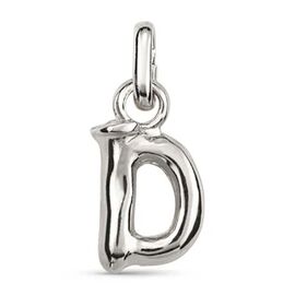 Серебряная подвеска Буква D малая UNOde50