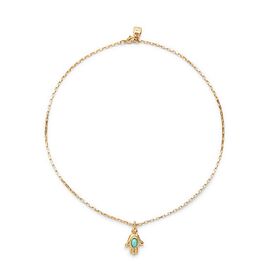 Золотое ожерелье женское с подвеской и муранским стеклом UNOde50 Ser Unico