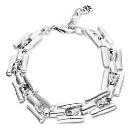 Серебряный браслет с квадратными звеньями UNOde50 Roots, Размер (мм): 165