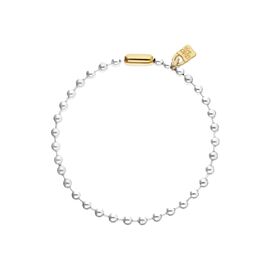 Серебряное колье с золотыми вставками UNOde50 Beat