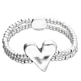 Серебряный браслет из бусин с сердцем UNOde50 Beat, Размер (мм): 165