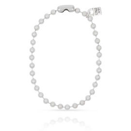 Серебряное колье из сферических бусин Снежинка UNOde50 Snowflake