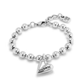 Серебряный браслет на руку из сферических бусин UNOde50 Cupido