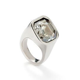 Серебряное кольцо женское с кристаллом Сваровски UNOde50 Ser Sin Complejos, Размер (мм): 17,3-17,7