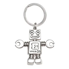 Брелок для ключей с серебром Робот UNOde50 Can-Eye