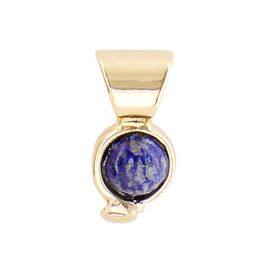 Золотая подвеска с натуральным камнем UNOde50 My Lapis Lazuli