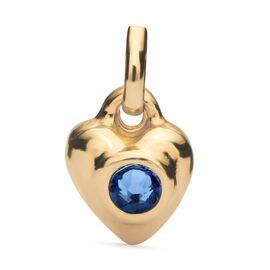 Золотая подвеска с кристаллом Сваровски Сердце UNOde50 Hazte Uno