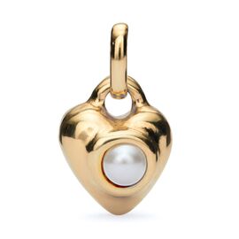 Золотая подвеска с жемчугом Сердце UNOde50 Hazte Uno