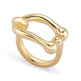 Золотое кольцо женское Подкова UNOde50 Serotonin, Размер (мм): 17,3-17,7