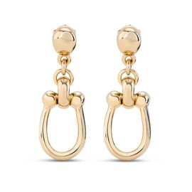 Золотые серьги женские Подкова UNOde50 Serotonin