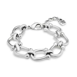 Серебряный браслет женский с крупными звеньями UNOde50 Serotonin