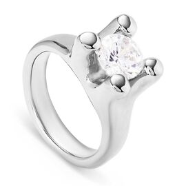 Серебряное кольцо с цирконием UNOde50 Anima, Размер (мм): 16,3-16,7