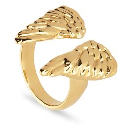 Золотое кольцо женское Крылья UNOde50 Ser Invencible, Размер (мм): 16,3-16,7