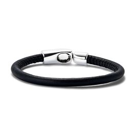 Кожаный браслет с серебром UNOde50 Ser Natural, Размер (мм): 155