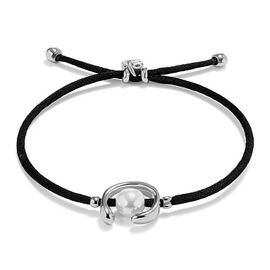 Браслет женский с жемчугом Черный UNOde50 Ser Diferente