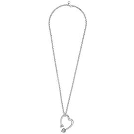 Серебряное колье женское с сердечком Ciclon Cuore