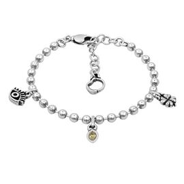 Серебряный браслет с муранским стеклом Ciclon Suerte