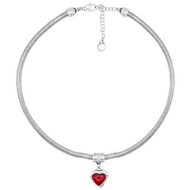 Серебряное колье с муранским стеклом Ciclon Incondicional