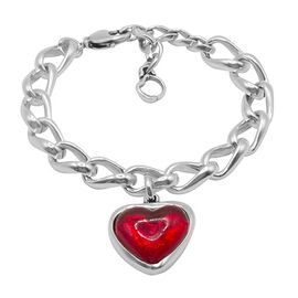 Серебряный браслет с сердечком Ciclon Romance