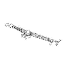 Серебряный браслет на руку с подвесками Ciclon Espiritu