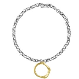 Серебряное колье с кулоном Ciclon Luz Y Oscuridad